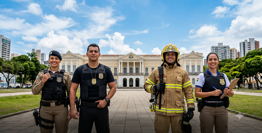 Segurança PE autoriza 3.905 vagas para PM, PC, Bombeiros e Polícia Penal em 2026